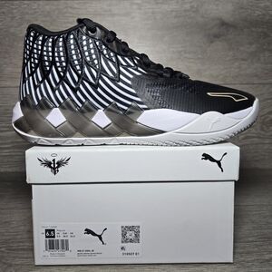 Lamelo Ball X Foot Locker 50th Anniversary Size 6.5 Youth / 8 Women Black White